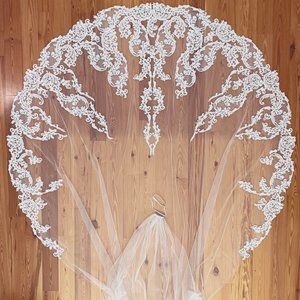 Cathedral Length Lace Veil